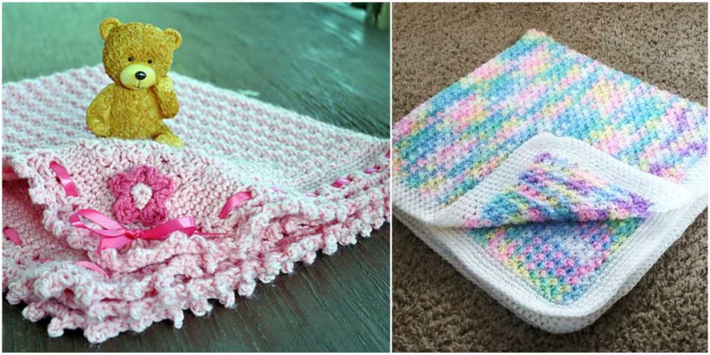 Dainty Textured Baby Blanket 3