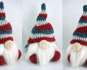 Easy Christmas Gnome Free Crochet Pattern