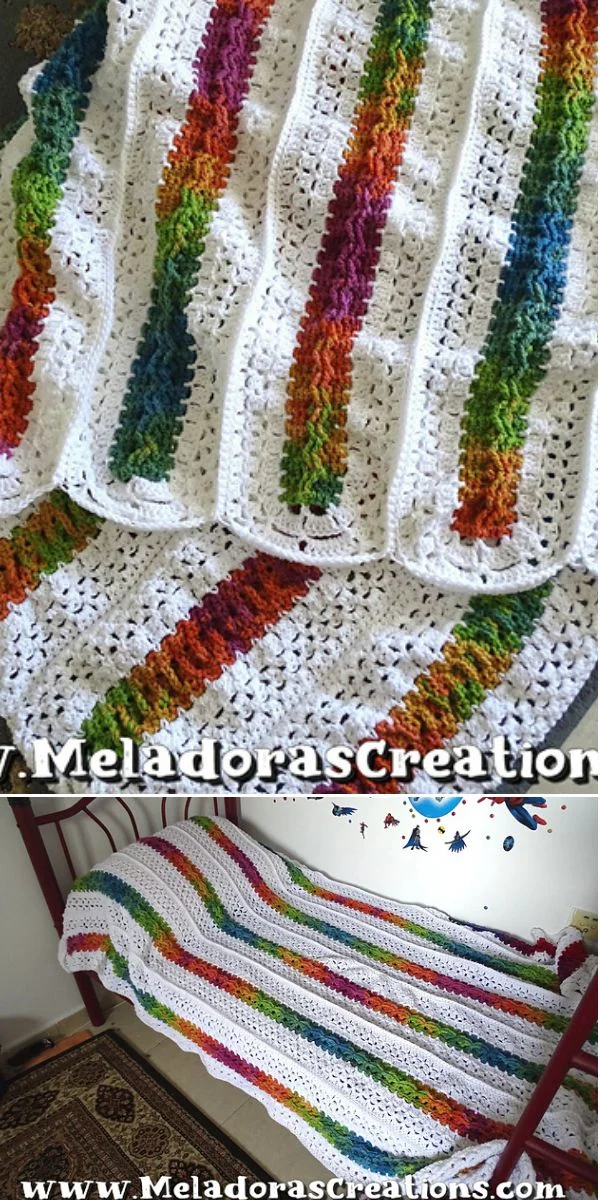 free Mile A Minute afghan pattern