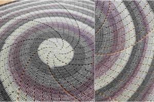 Spin Me Around Throw Free Crochet Pattern