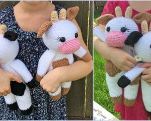 Amigurumi Cow Free Crochet Pattern