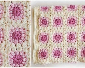 Bloom Afghan Free Crochet Pattern