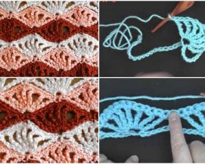 Quadruple Shells Free Crochet Pattern and Video Tutorial