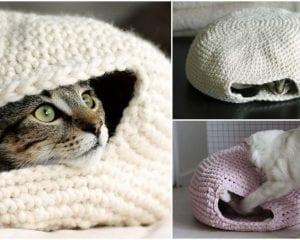 Nest for Cats Free Crochet Pattern