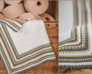 Ohlala Baby Blanket Free Crochet Pattern