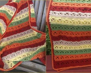 Fall Fantasy Throw Free Crochet Pattern