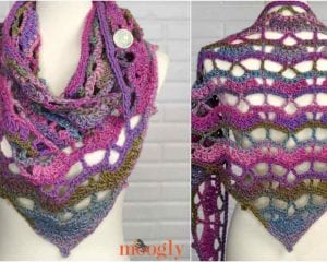Tuscan Moon Shawl Free Crochet Pattern