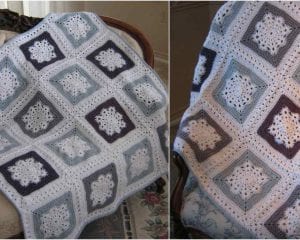 Winter Sky Throw Free Crochet Pattern