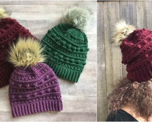 The XOXO SLOUCH HAT FREE CROCHET PATTERN