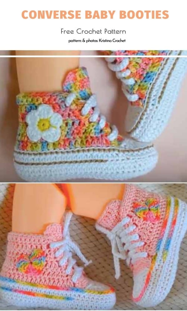 baby converse crochet pattern