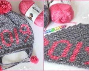 2019 C2C Hat Free Crochet Pattern