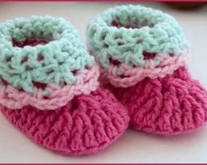 Loopy Love Baby Booties Free Crochet Pattern