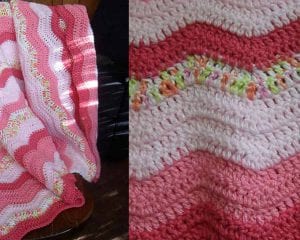 Neopolitan Ripple Free Crochet Pattern