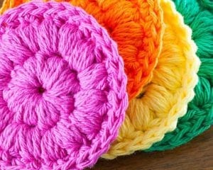 Cotton Face Scrubbies Free Crochet Pattern