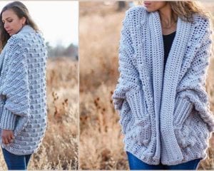 Haven Cardigan Free Crochet Pattern