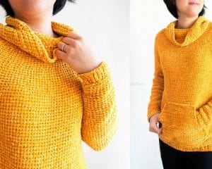 Mysa Velvet Sweatshirt Free Crochet Pattern