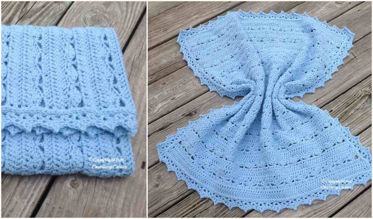 Simply Stunning Baby Blanket Free Crochet Pattern
