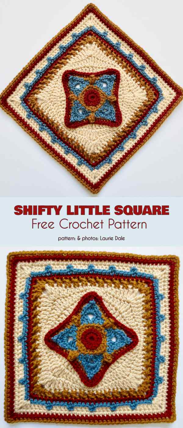 Shifty Little Square Free Crochet Pattern