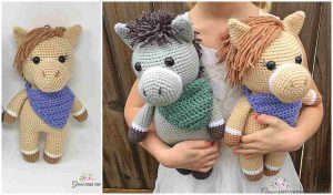 Amigurumi Horse and Donkey Free Crochet Pattern