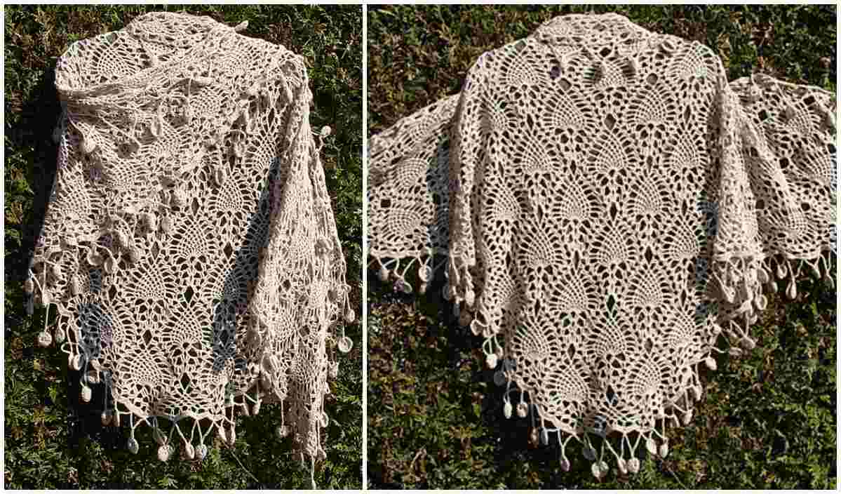 Sidewalk Shawl Free Crochet Pattern