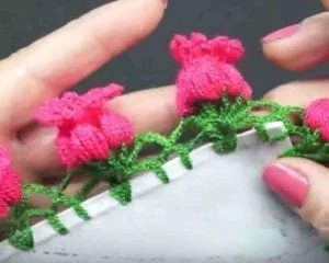 Crochet Flower Edging Free Pattern