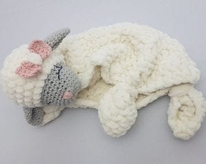 Little Mary Lamb Lovey Free Crochet Pattern