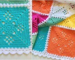 Victorian Lattice Baby Blanket Free Crochet Pattern