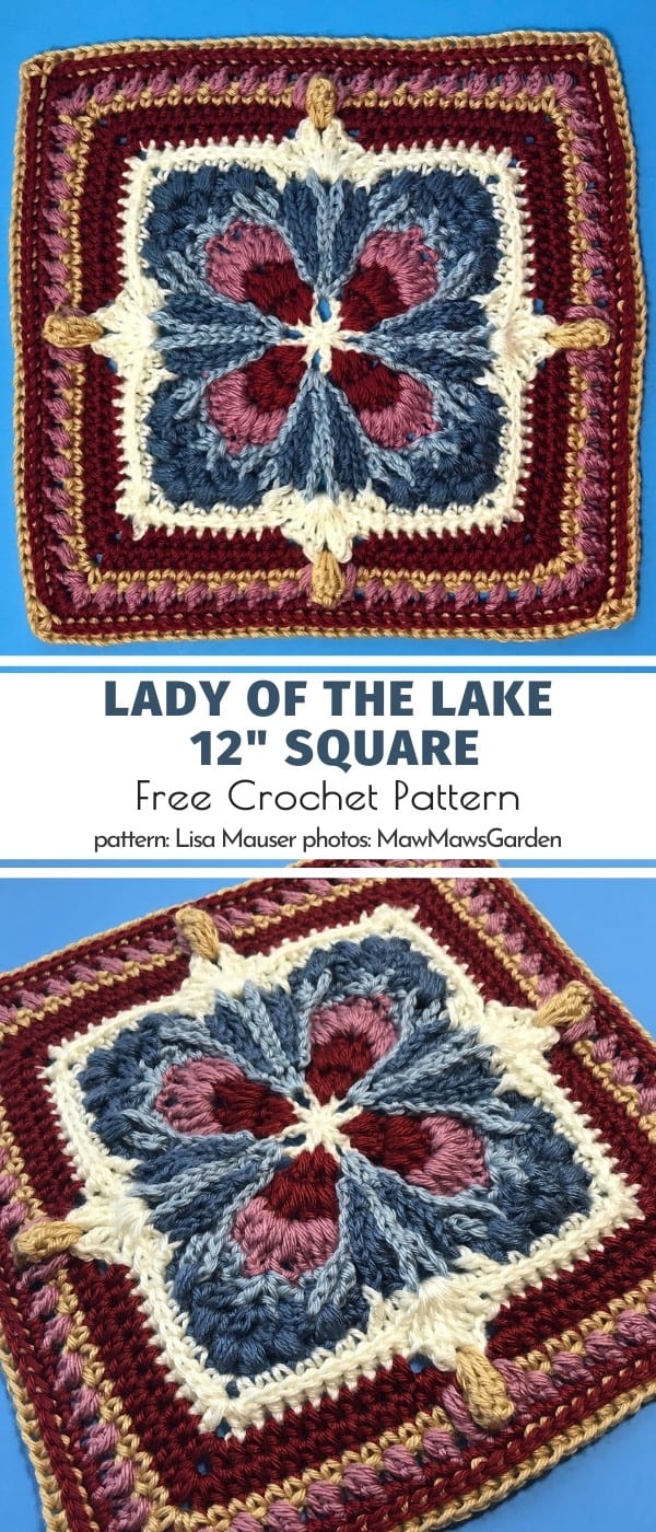 Lady of the Lake 12 Square Free Crochet Pattern