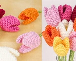 Tulips Free Crochet Pattern