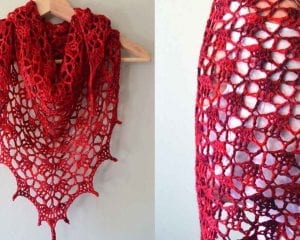 Elise Shawl Free Crochet Pattern