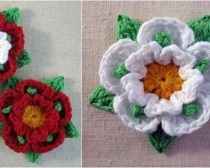 Kimberley's Rose Free Crochet Pattern