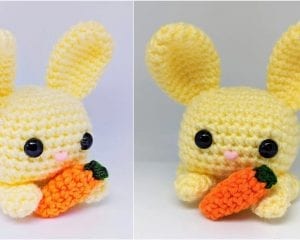 Cube Bunny Rabbit Free Crochet Pattern