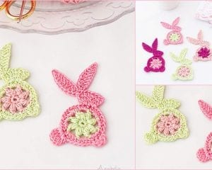 Easter Bunny Ornament Free Crochet Pattern