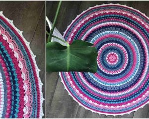 Aziza Mandala CAL Free Crochet Pattern