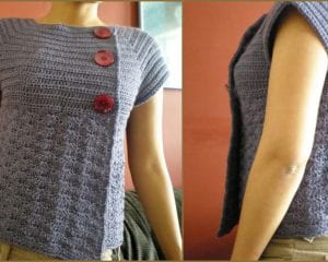 C3 Crochet Crop Cardigan Free Pattern