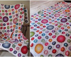 Happy Colors Blanket Free Crochet Pattern