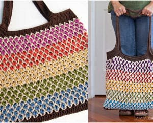 Moroccan Market Tote Free Crochet Pattern