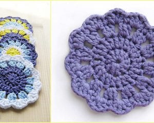 Easy Coasters Free Crochet Pattern