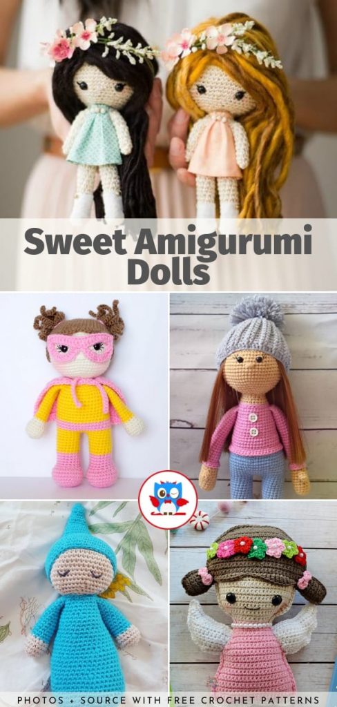 Sweet Amigurumi Dolls Free Crochet Patterns - Your Crochet