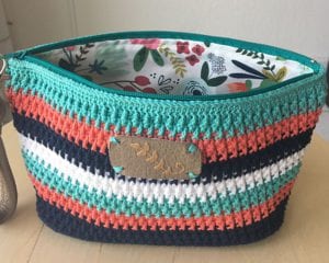 Rainbow Happy Fun Pouch Free Crochet Pattern