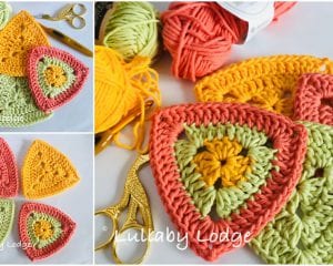 Solid Traingles Free Crochet Pattern