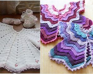 Star-Shaped Baby Vest Free Crochet Pattern