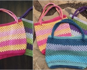 Summer Friendship Tote Free Crochet Pattern