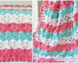 Twinkling Star Blanket Free Crochet Pattern