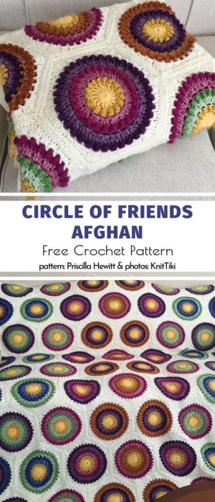 Amazing Hexagon Afghans Free Crochet Patterns - Your Crochet