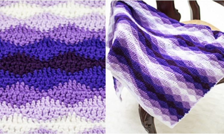 Rolling Waves Blanket Free Crochet Pattern | Your Crochet