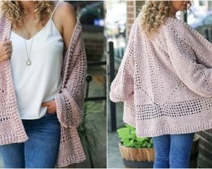 Brunch Cardigan Free Crochet Pattern