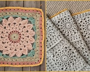 Kata Floral Square Free Crochet Pattern