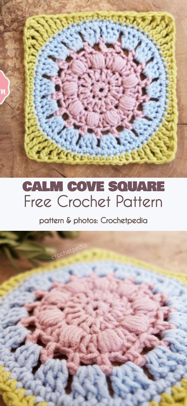 Calm Cove Square Free Crochet Pattern