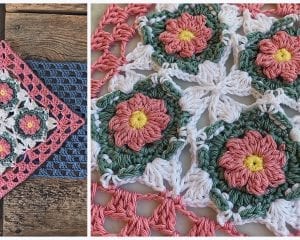 The After Effect Goes Granny Square Free Crochet Pattern